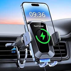 Guía de instalación de soportes de móvil para coche con carga inalámbrica