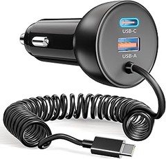 Análisis de los cargadores de coche con cable integrado más vendidos