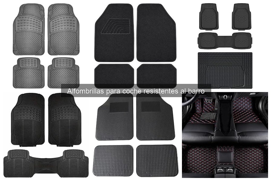 Alfombrillas para coche resistentes al barro: Características y beneficios