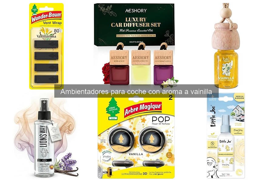 Alternativas a ambientadores de coche con aroma a vainilla