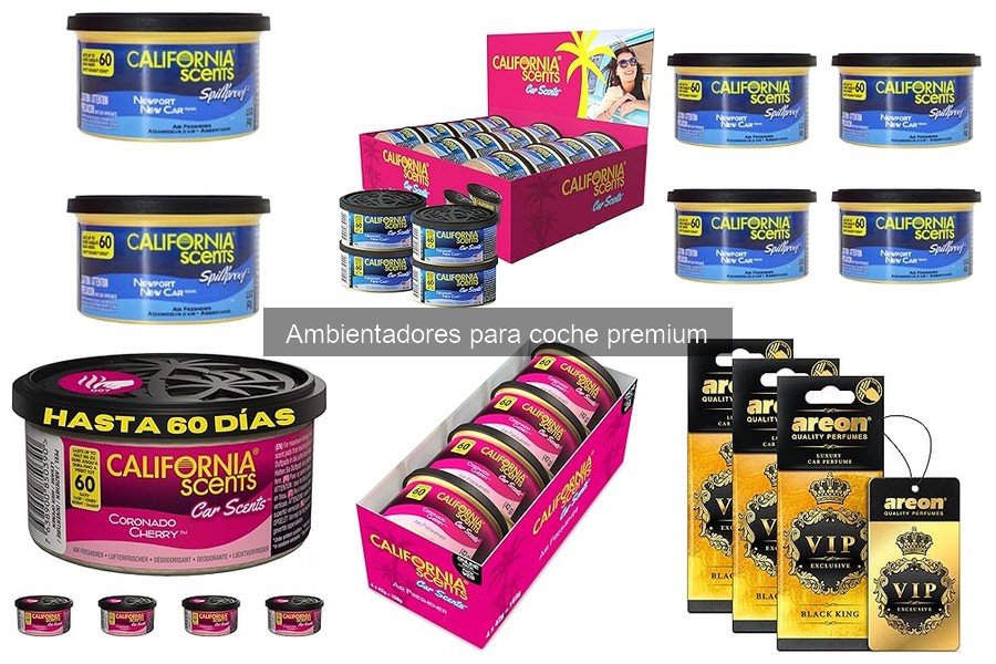 Alternativas a ambientadores premium para coche