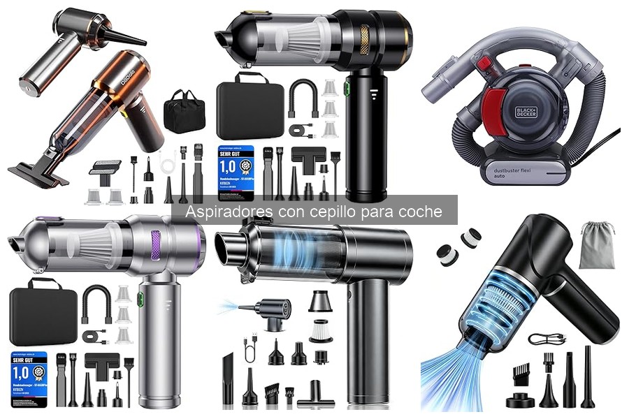 Alternativas a aspiradores con cepillo para coche