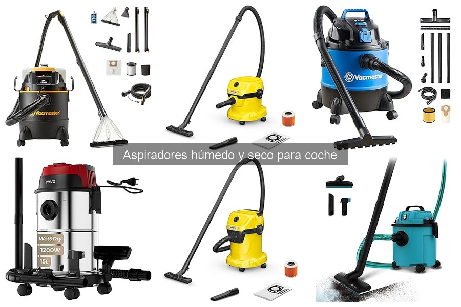 Alternativas a aspiradores húmedo y seco para limpiar tu coche