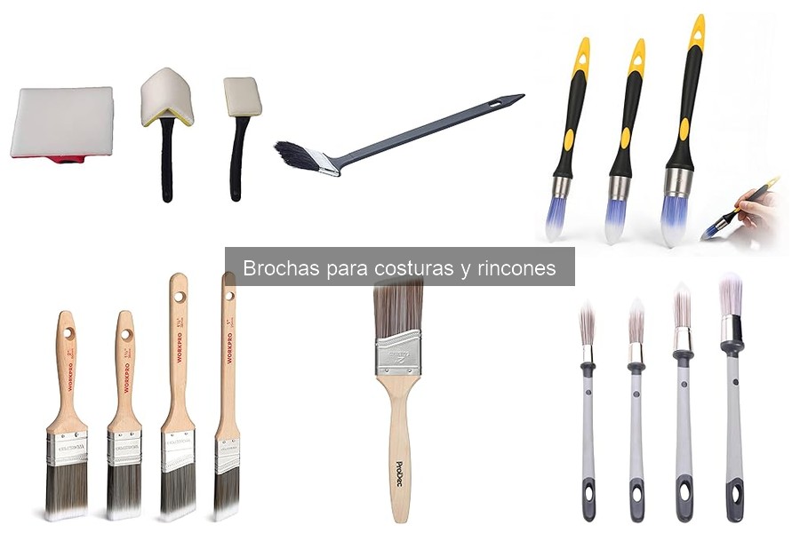 Alternativas a brochas para costuras y rincones en coches