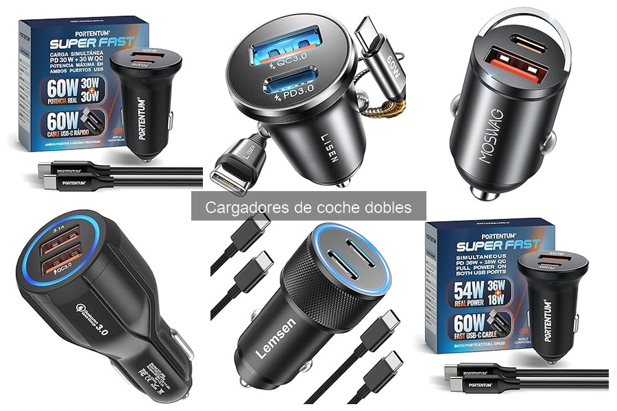 Alternativas a Cargadores de Coche Dobles: Mejores Opciones