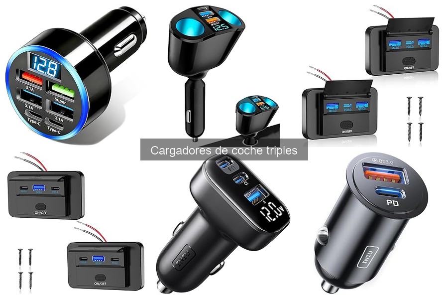 Alternativas a Cargadores de Coche Triples: Mejores Opciones