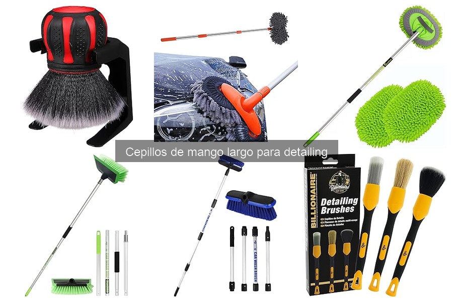 Alternativas a Cepillos de Mango Largo para Detailing