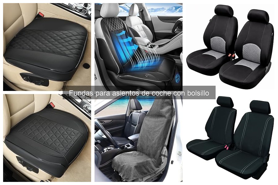 Alternativas a fundas para asientos de coche con bolsillo