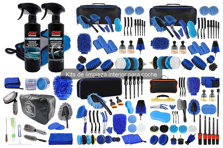 Alternativas a kits de limpieza interior para coche