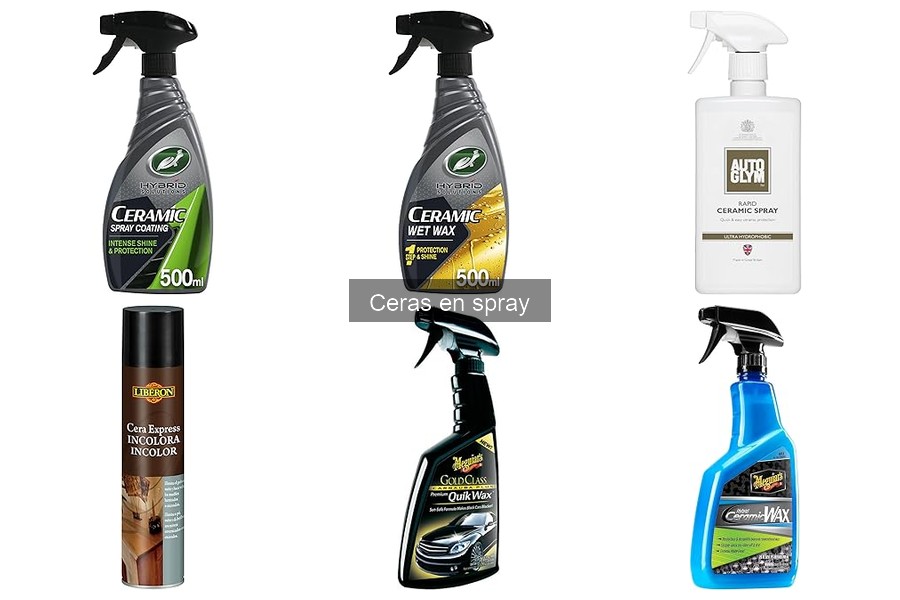 Alternativas a la cera en spray para el cuidado del coche