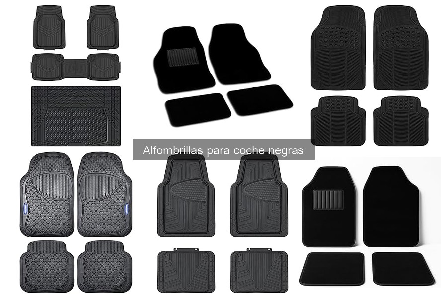 Alternativas a las Alfombrillas Negras para Coche
