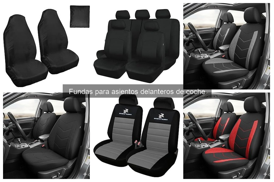 Alternativas a las fundas para asientos delanteros de coche