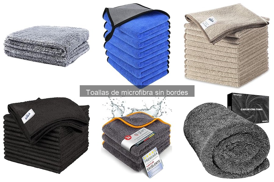 ** Alternativas a las toallas de microfibra sin bordes para detailing