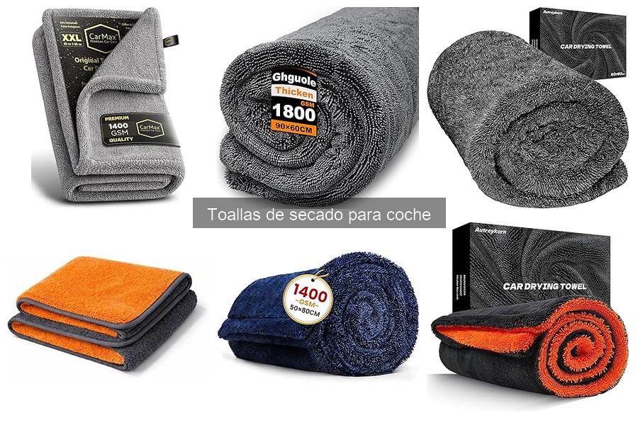 Alternativas a las toallas de secado para coche