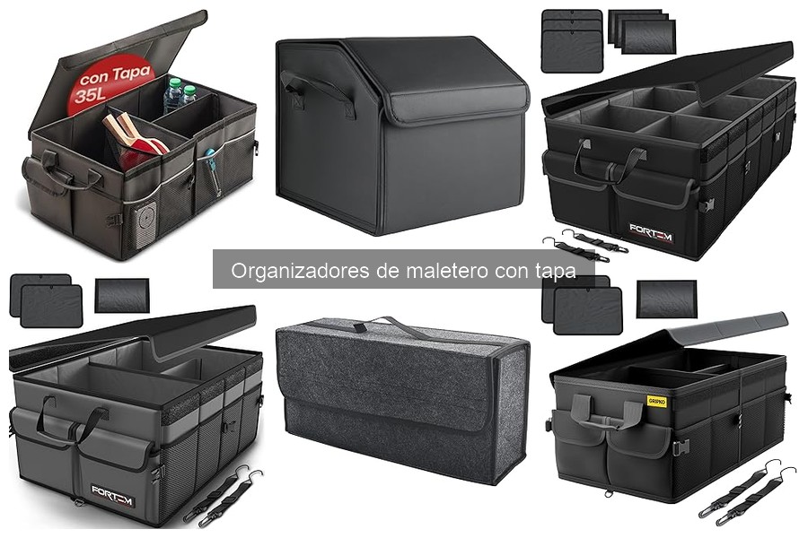 Alternativas a organizadores de maletero con tapa