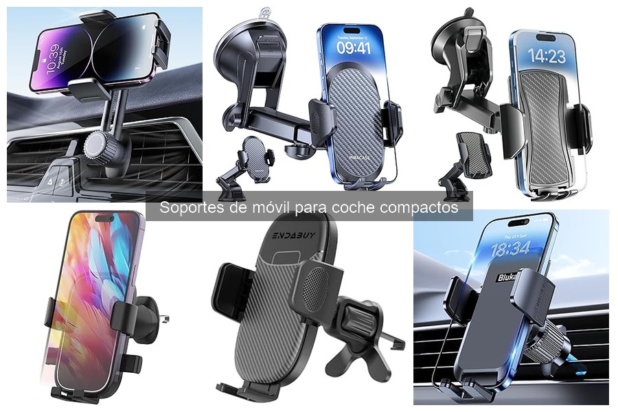 Alternativas a soportes móviles compactos para coche