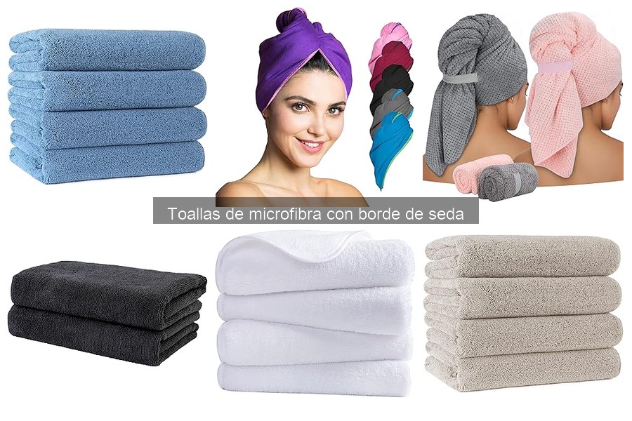 Alternativas a toallas de microfibra con borde de seda
