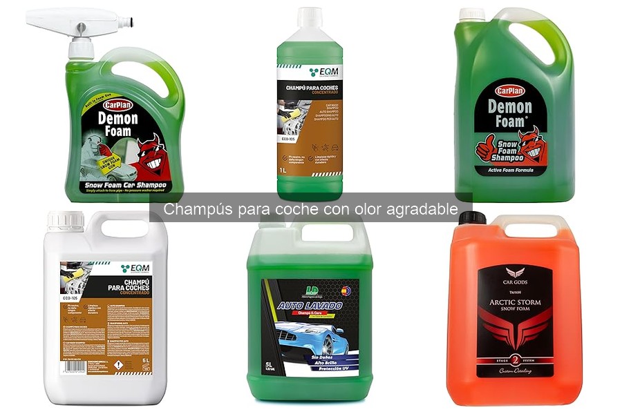 Alternativas al champú para coche con aroma agradable