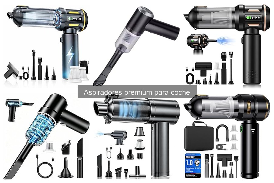 Alternativas económicas a aspiradores premium para coches