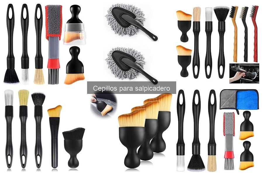 Alternativas efectivas a cepillos para salpicadero