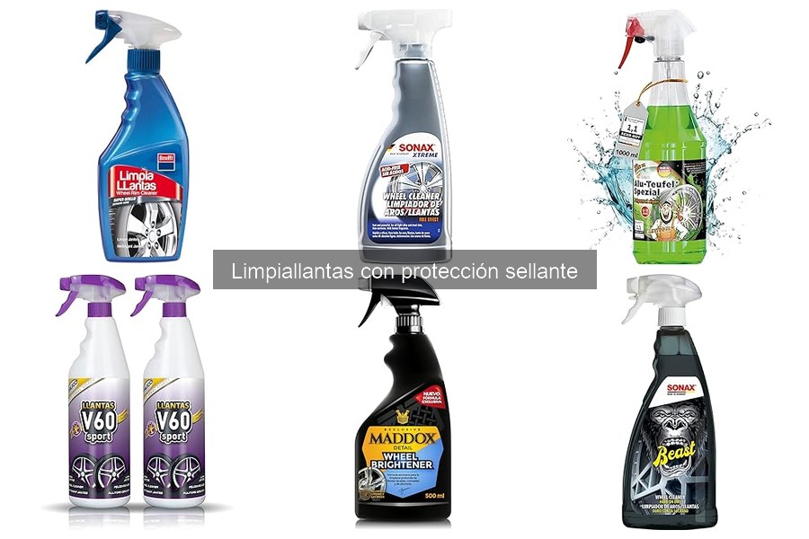 Alternativas efectivas a limpiallantas con protección sellante