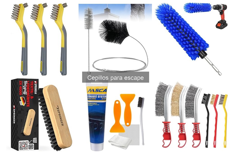 Alternativas efectivas al cepillo para escape en detailing