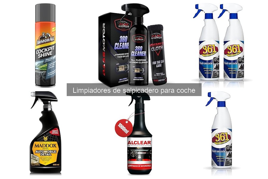 Alternativas hipoalergénicas a limpiadores de salpicadero