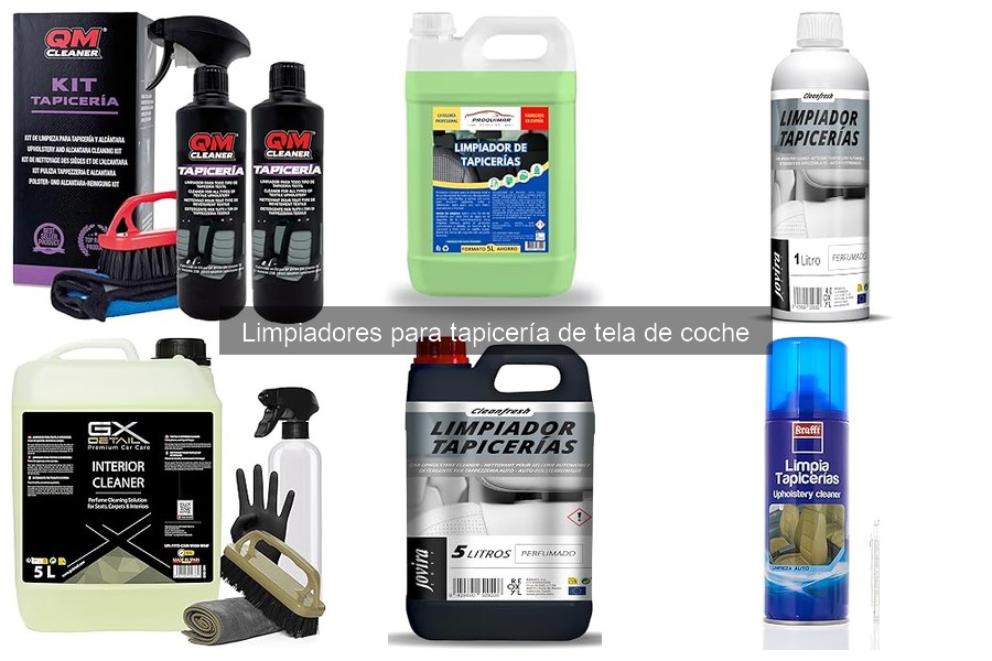 Alternativas naturales a limpiadores de tapicería de coche
