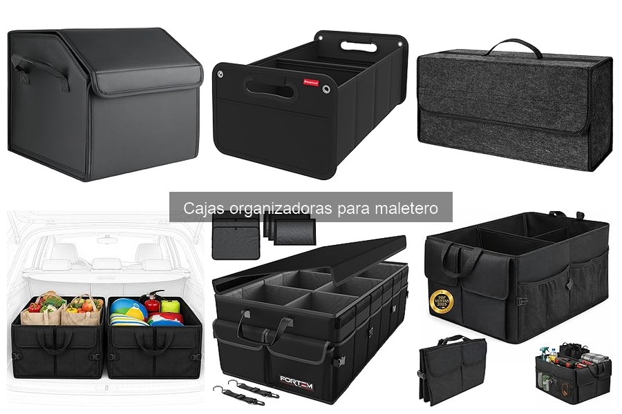 Alternativas prácticas a cajas organizadoras de maletero