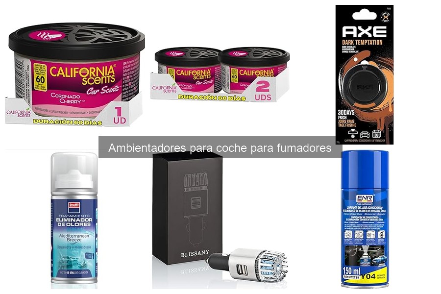 Ambientadores baratos para coche: ideales para fumadores