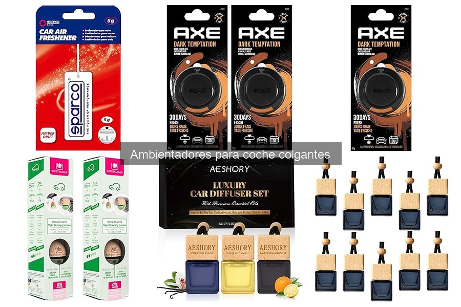 Ambientadores colgantes para coche baratos: Mejores opciones