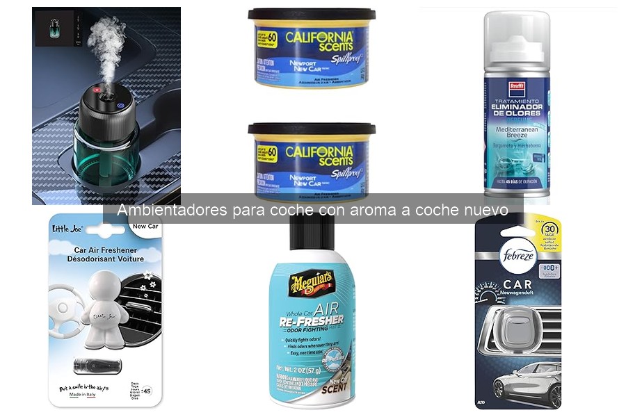 Ambientadores de coche: aroma a coche nuevo vs. otros aromas