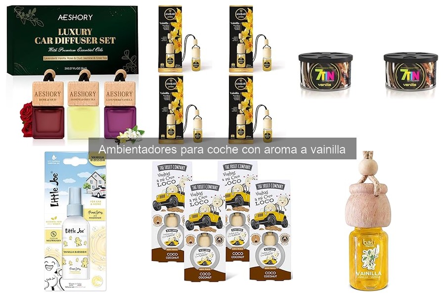Ambientadores de coche con aroma a vainilla: ¿son perjudiciales?