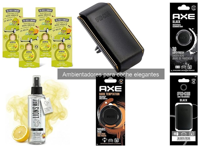 Ambientadores elegantes y ecológicos para tu coche