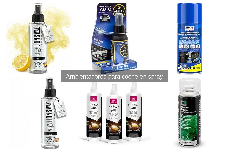 Ambientadores en Spray: Naturales vs. Sintéticos para Coche