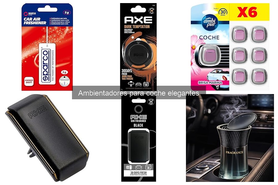 Ambientadores para coche elegantes y hipoalergénicos