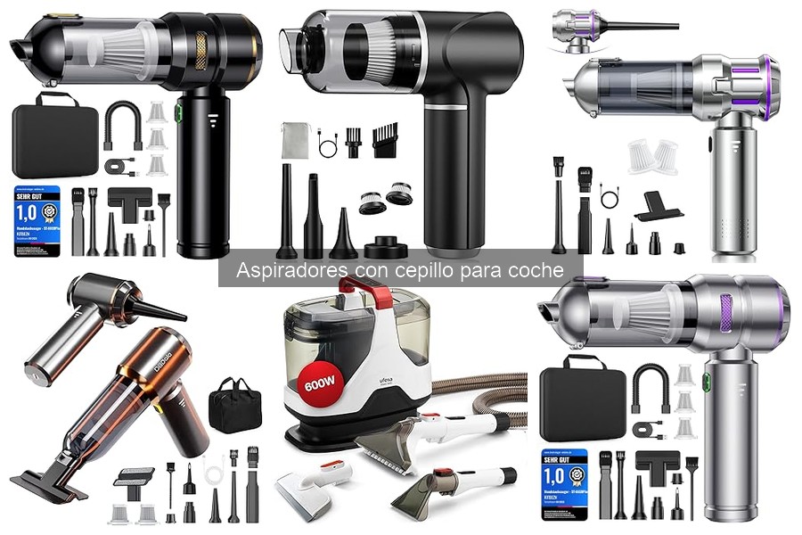 Aspirador con cepillo para coche: ¿Qué es y cómo funciona?