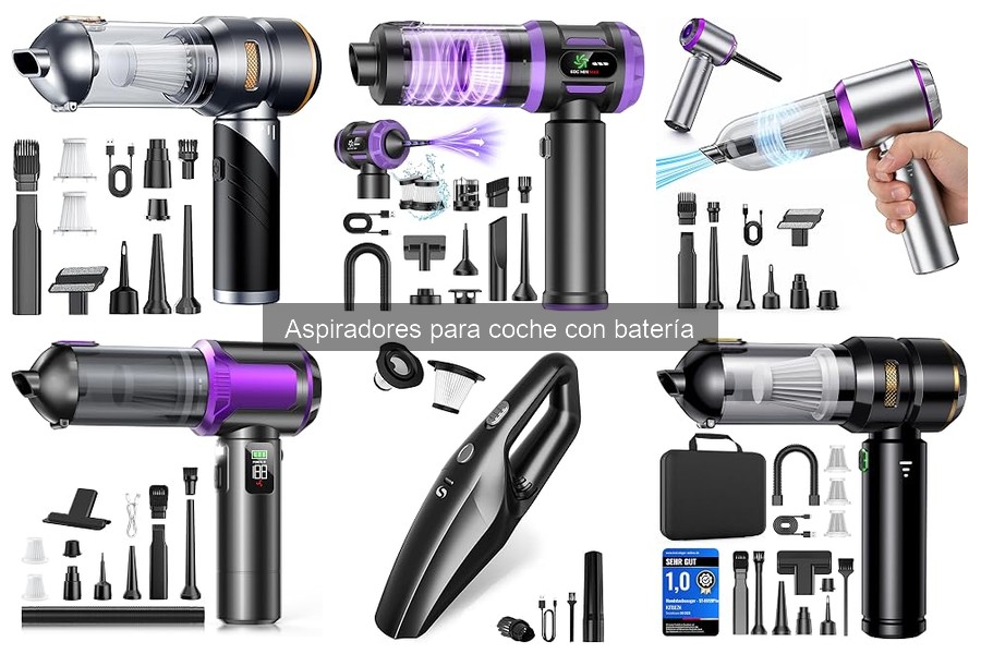 Aspiradores para coche con batería: ¿Qué son y cómo funcionan?