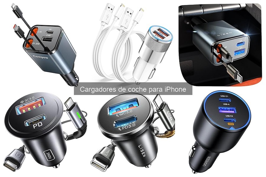 Cargadores de coche para iPhone: Dónde comprarlos a buen precio