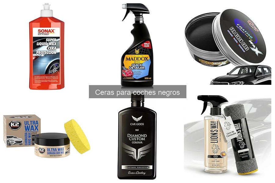 Ceras ideales para coches negros: características y beneficios
