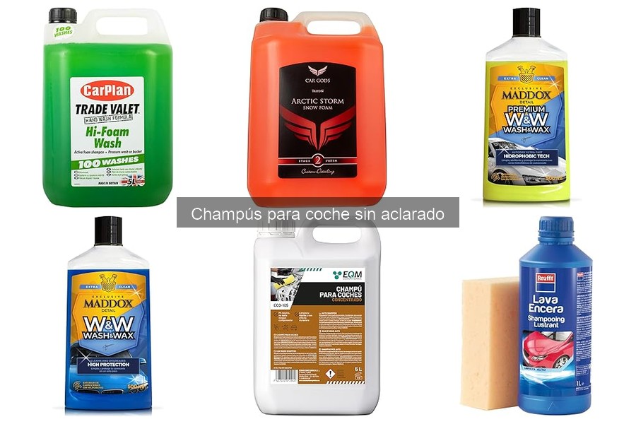 ¿Champú para coche sin aclarado en coches sucios? Aquí la respuesta