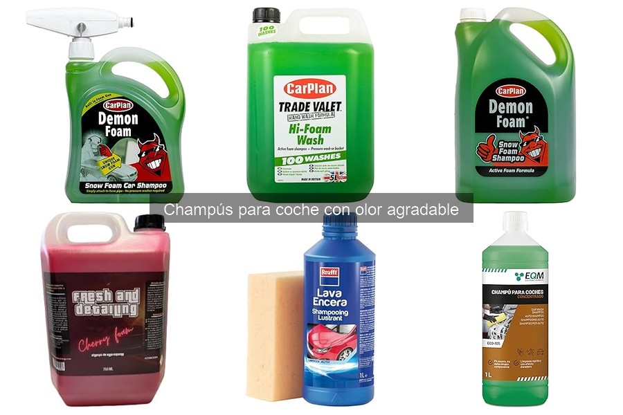 Champús para coche con olor agradable: ¿Qué son y beneficios?