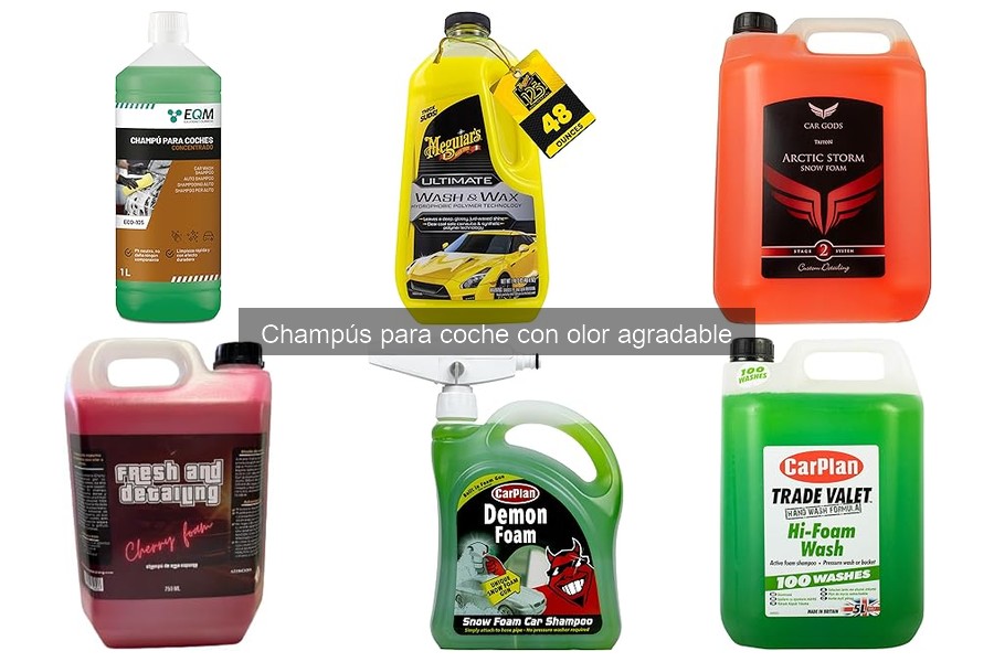 Champús para coche: frutas vs. aromas sintéticos