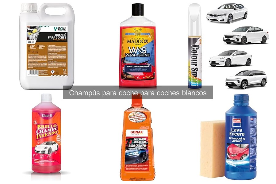 Cómo aplicar champú a coches blancos: método correcto