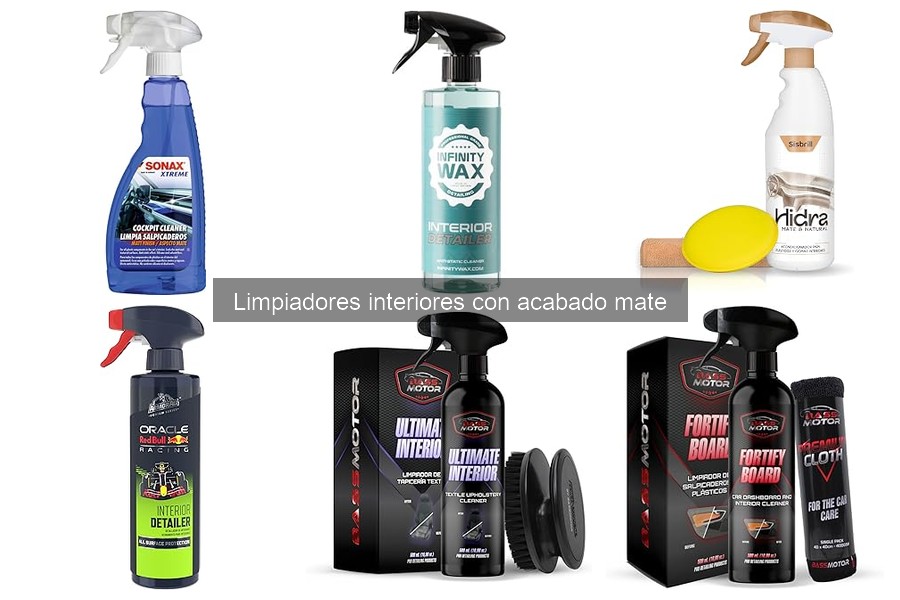 Cómo aplicar limpiadores de interiores mate correctamente