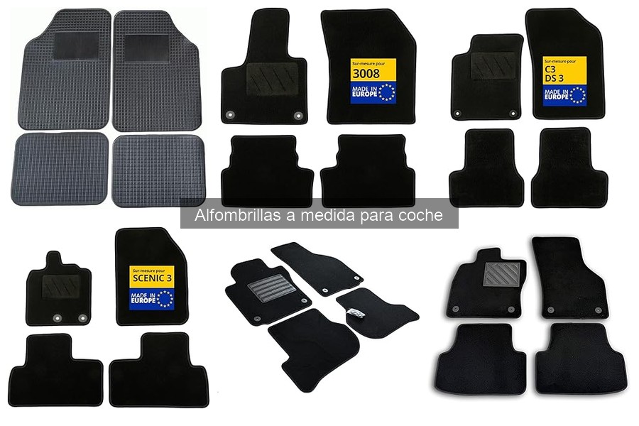 Cómo elegir alfombrillas a medida para coche: guía práctica