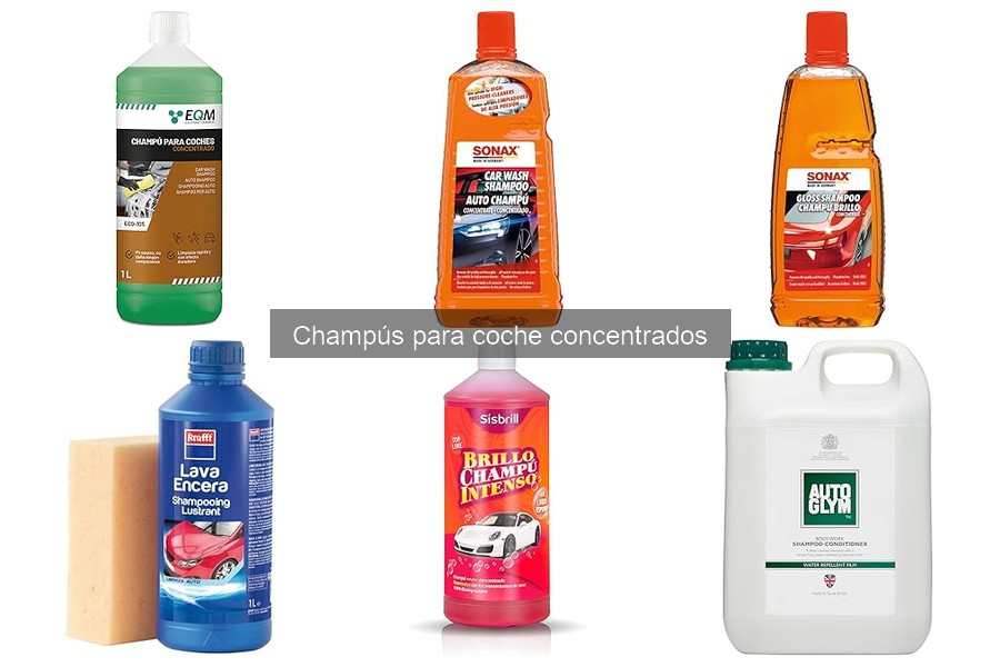Cómo Elegir el Champú Concentrado Ideal para tu Coche