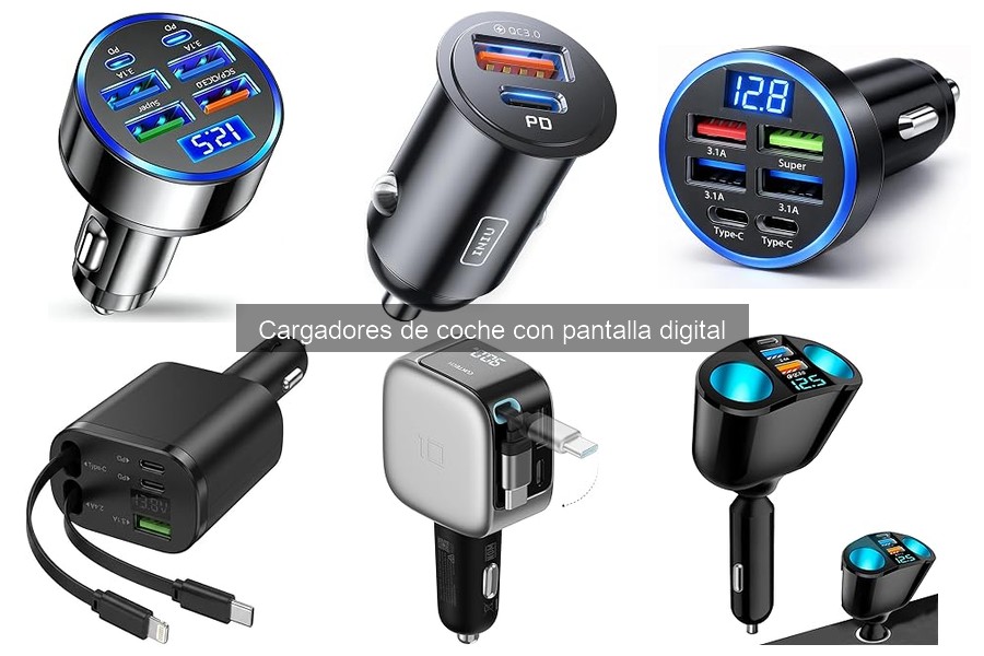 Cómo elegir el mejor cargador de coche con pantalla digital