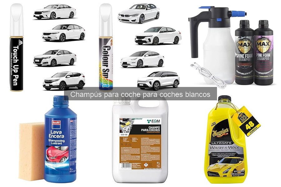 Cómo elegir el mejor champú para coche blanco en 2023