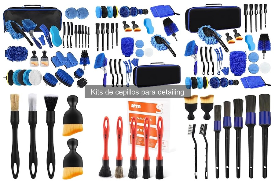 Cómo elegir el mejor kit de cepillos para detailing